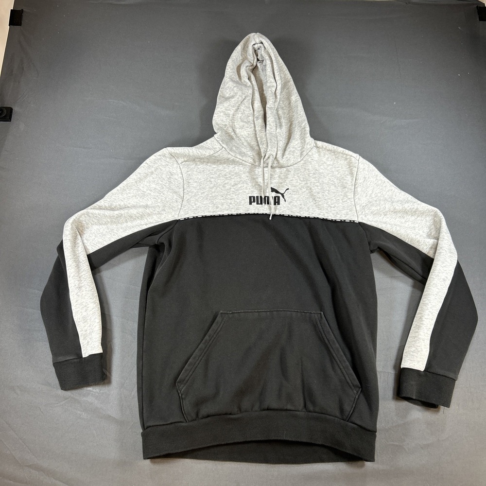 Puma fleece pullover hoodie with a front kangaroo pocket Y Small